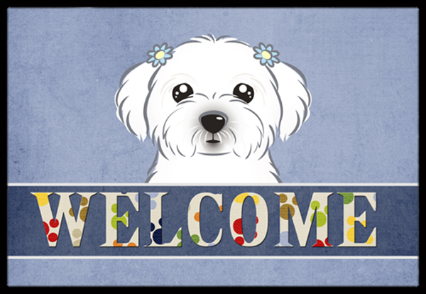 Maltese Welcome Indoor & Outdoor Mat, 24 x 36 in.