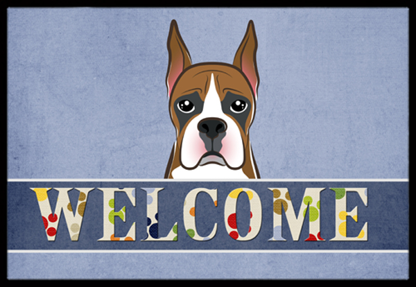 Boxer Welcome Indoor & Outdoor Mat- 24 x 36 in.