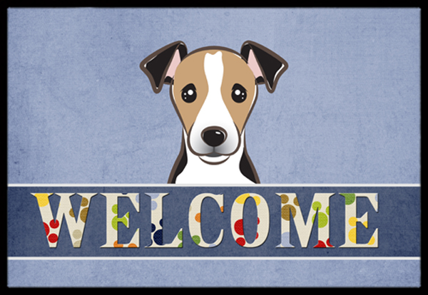 Jack Russell Terrier Welcome Indoor & Outdoor Mat- 24 x 36 in.