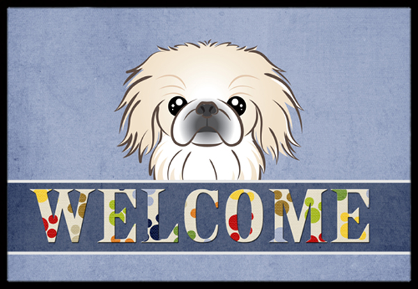 Pekingese Welcome Indoor & Outdoor Mat, 18 x 27 in.