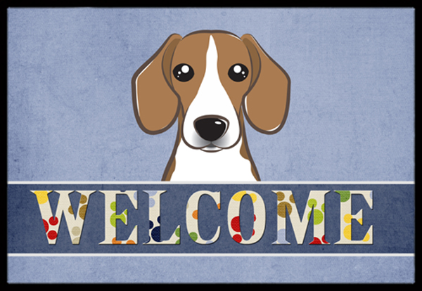 Beagle Welcome Indoor & Outdoor Mat, 18 x 27 in.