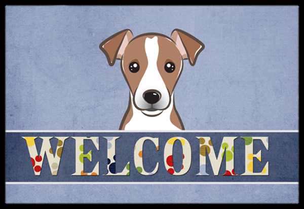 Jack Russell Terrier Welcome Indoor & Outdoor Mat- 18 x 27 in.