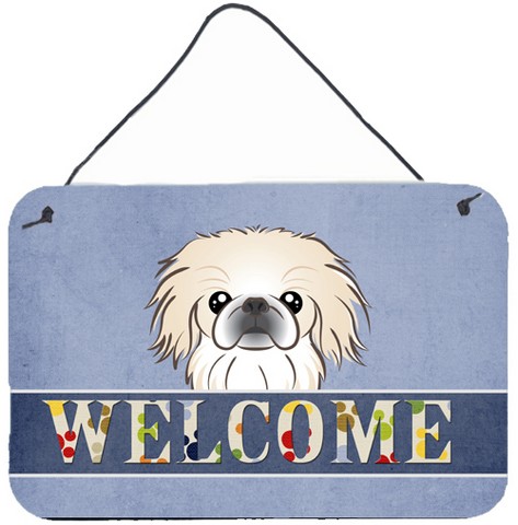 Pekingese Welcome Wall and Door Hanging Prints