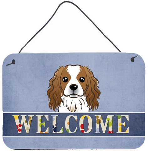Cavalier Spaniel Welcome Wall and Door Hanging Prints