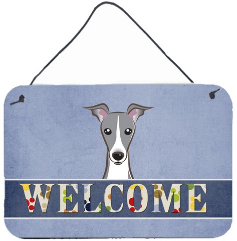 Italian Greyhound Welcome Wall and Door Hanging Prints