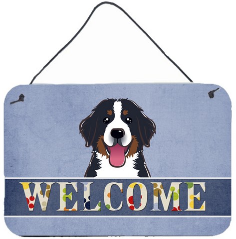 Bernese Mountain Dog Welcome Wall and Door Hanging Prints