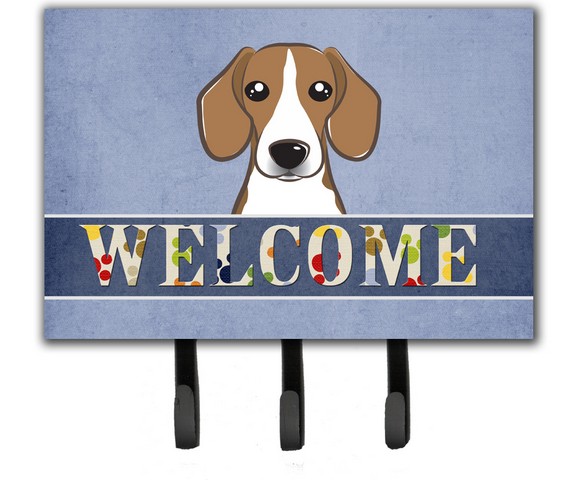 Carolines Treasures BB1425TH68 Beagle Welcome Leash & Key Holder