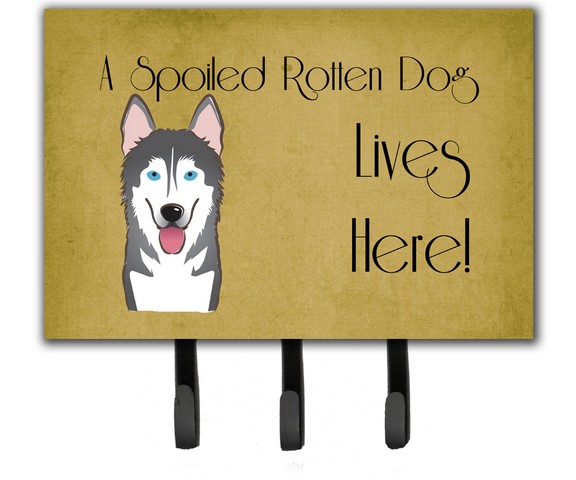 Alaskan Malamute Spoiled Dog Lives Here Leash & Key Holder