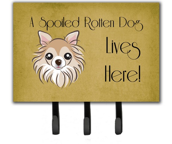 Chihuahua Spoiled Dog Lives Here Leash & Key Holder