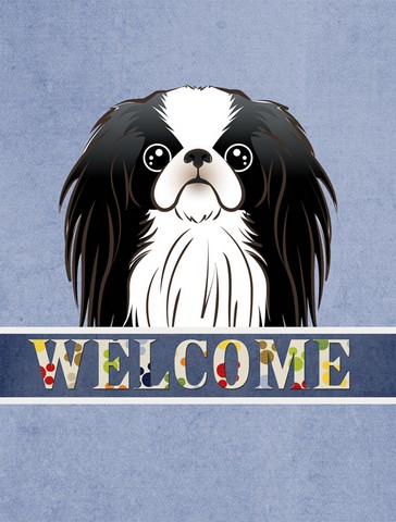 BB1416GF Japanese Chin Welcome Flag Garden Size