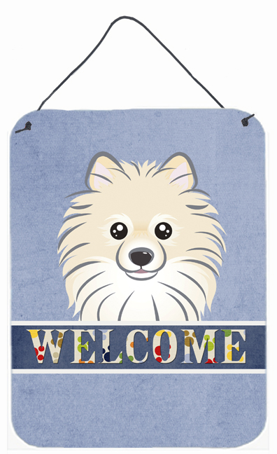 Pomeranian Welcome Wall and Door Hanging Prints