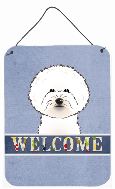 Bichon Frise Welcome Wall and Door Hanging Prints