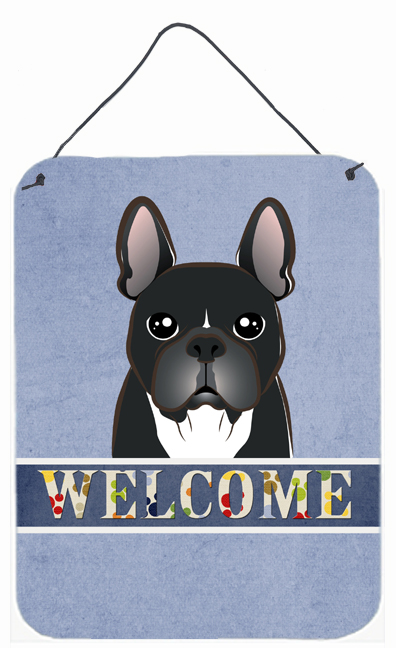French Bulldog Welcome Wall and Door Hanging Prints