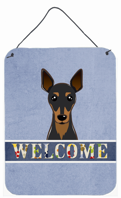 Min Pin Welcome Wall and Door Hanging Prints
