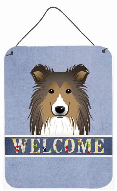 Sheltie Welcome Wall and Door Hanging Prints