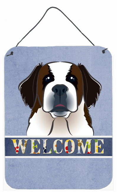 Saint Bernard Welcome Wall and Door Hanging Prints