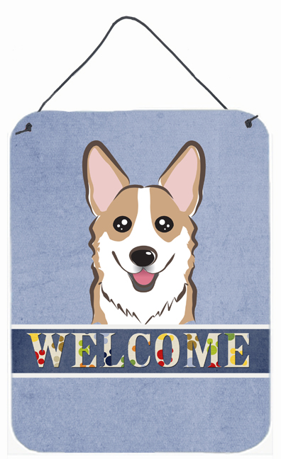 Sable Corgi Welcome Wall and Door Hanging Prints