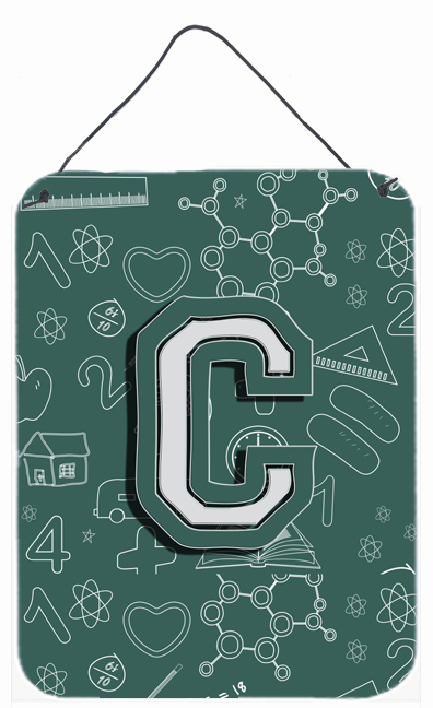 Letter C Back To School Initial Wall and Door Hanging Prints