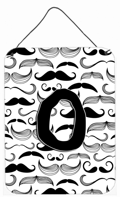 Letter O Moustache Initial Wall and Door Hanging Prints