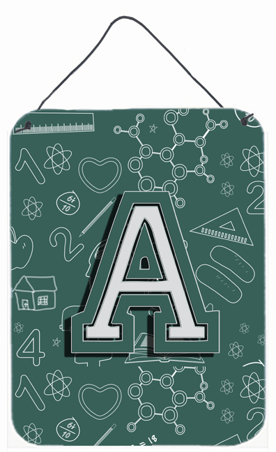 Letter A Back To School Initial Wall and Door Hanging Prints