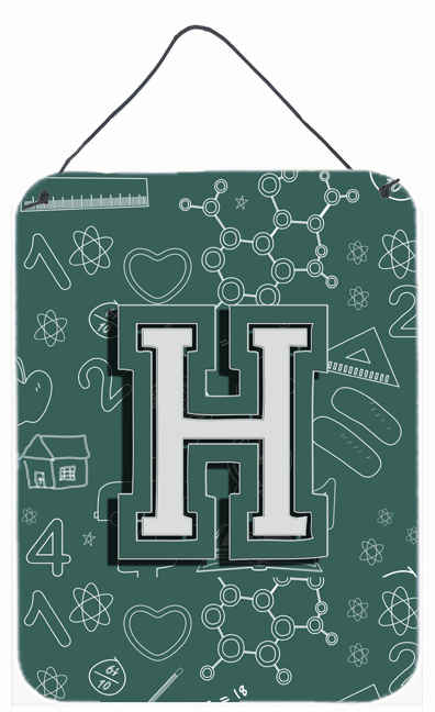 Letter H Back To School Initial Wall and Door Hanging Prints