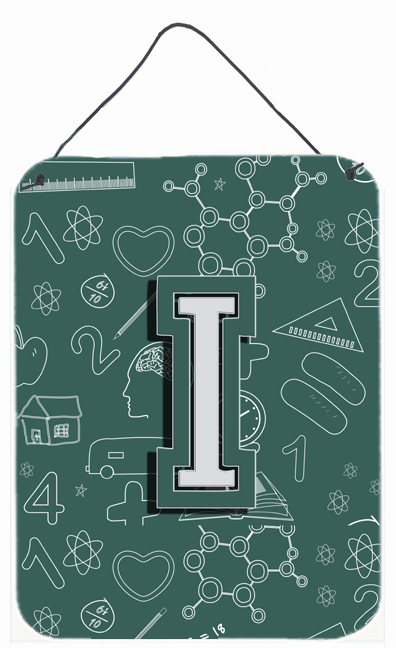 Letter I Back To School Initial Wall and Door Hanging Prints