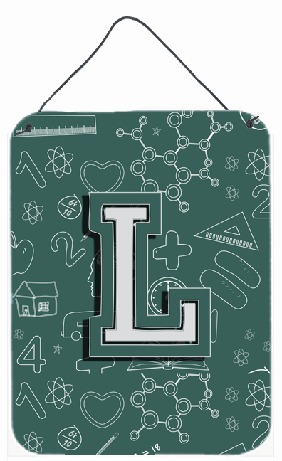 Letter L Back To School Initial Wall and Door Hanging Prints