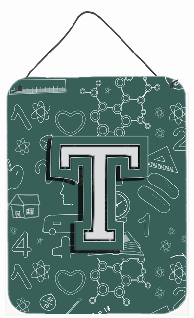 Letter T Back To School Initial Wall and Door Hanging Prints