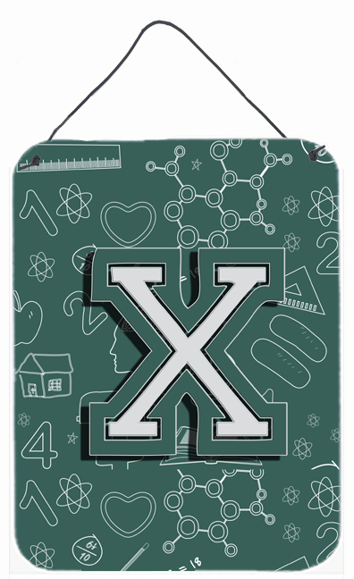 Letter X Back To School Initial Wall and Door Hanging Prints