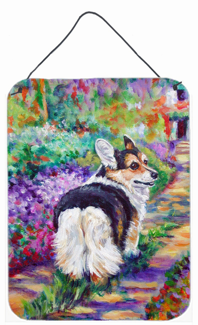 Corgi Garden Path Wall and Door Hanging Prints