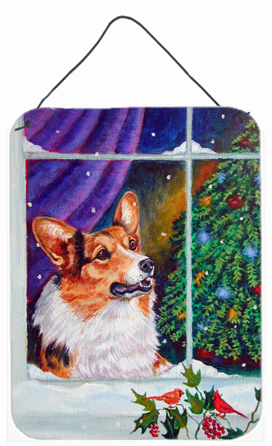 Corgi Christmas Window Wall and Door Hanging Prints