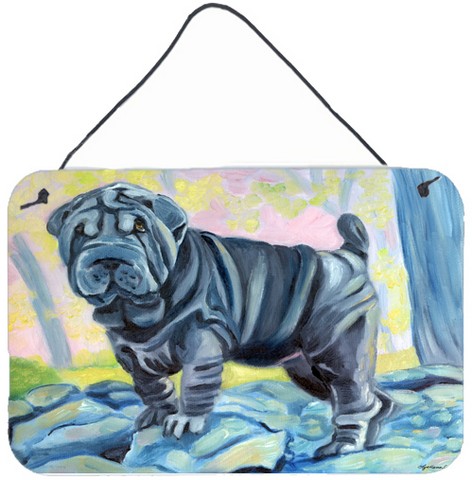 7333DS812 Blue Shar Pei Wall and Door Hanging Prints