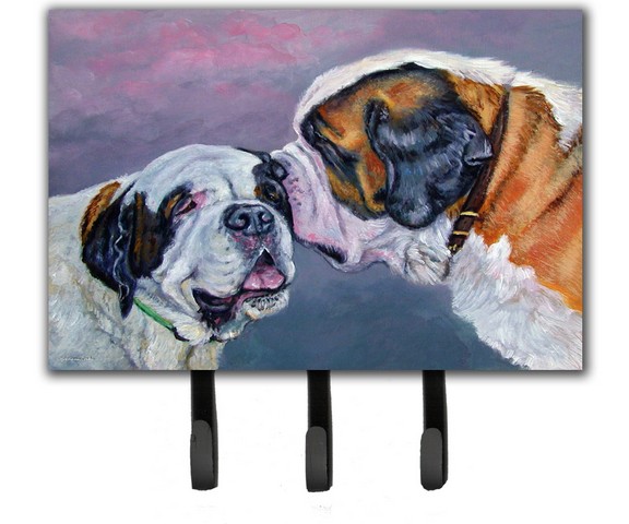 Saint Bernard Whisperear Leash & Key Holder