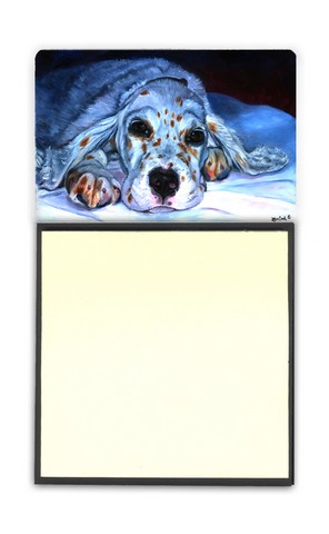 Picture of Carolines Treasures 7330SN English Setter Pup Sticky Note Holder