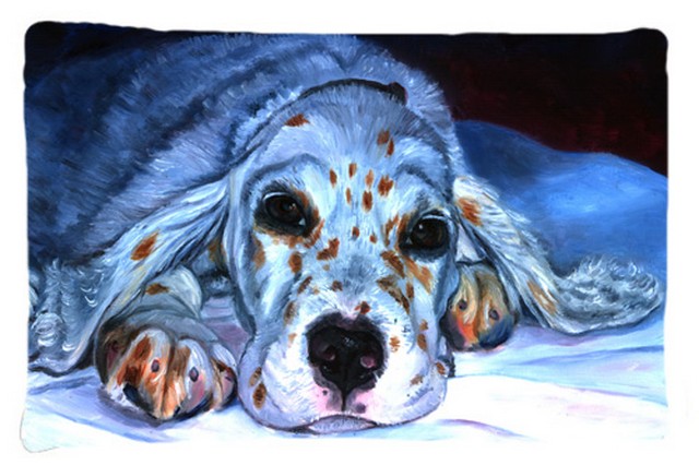 English Setter Pup Fabric Standard Pillowcase