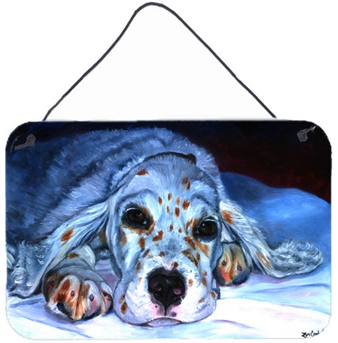 English Setter Pup Wall and Door Hanging Prints