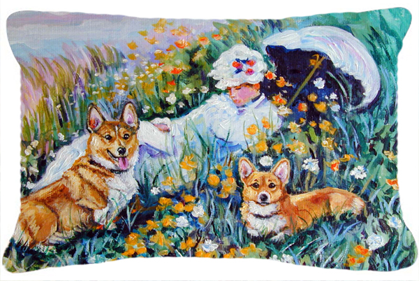Corgi Classics Fabric Decorative Pillow