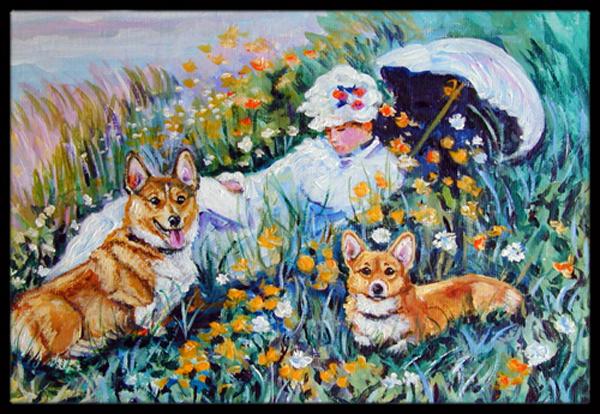 Corgi Classics Indoor & Outdoor Mat, 24 x 36 in.