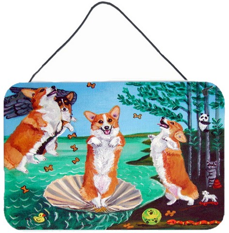 Corgi Birth Of Venus Wall and Door Hanging Prints