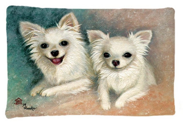 Chihuahua The Siblings Fabric Standard Pillowcase