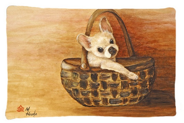 French Bulldog Take Me Too Fabric Standard Pillowcase