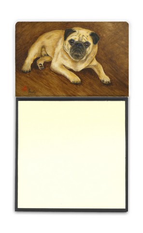 Fawn Pug Roscoe Sticky Note Holder