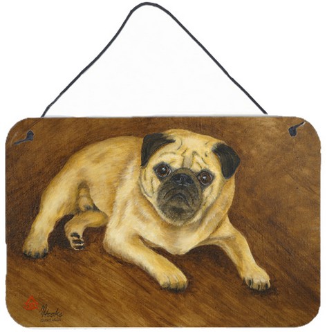 Fawn Pug Roscoe Wall and Door Hanging Prints