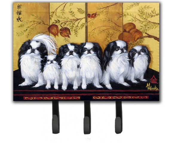 Japanese Chin Tea House Leash & Key Holder