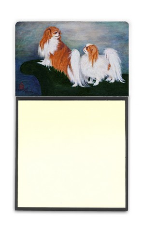 Japanese Chin Standing On My Tail Sticky Note Holder