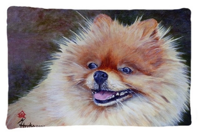 Pomeranian Head Fabric Standard Pillowcase