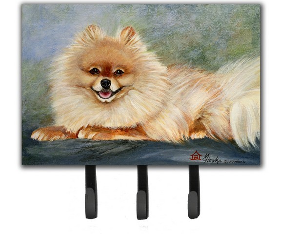 Pomeranian Full Body Leash & Key Holder