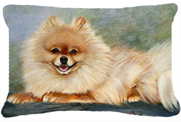 Pomeranian Full Body Fabric Decorative Pillow