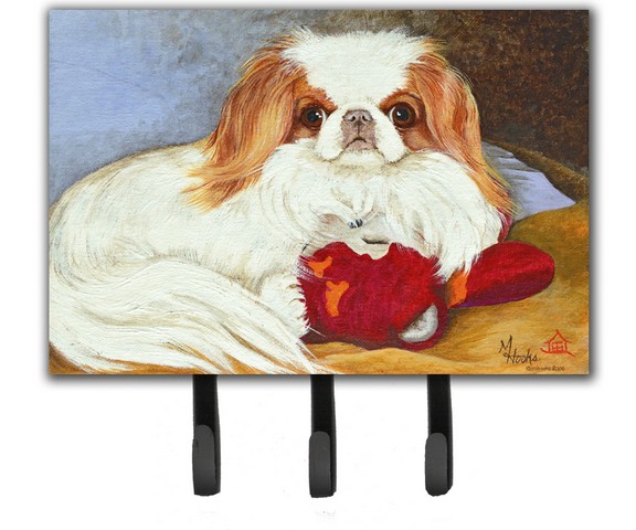 Japanese Chin Pink Gorilla Leash & Key Holder