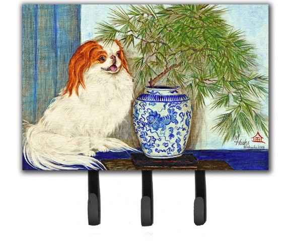 Japanese Chin Ming Vase Leash & Key Holder